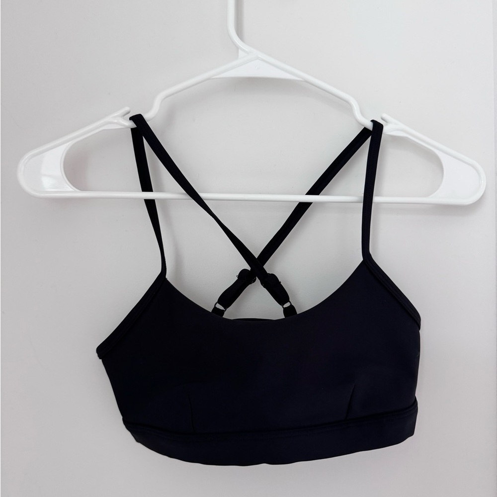 ALO Yoga Black Airlift Intrigue Bra